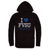 W Republic Fort Valley State Wildcats I Love Hoodie 553-642 BLACK Primary