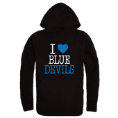 W Republic Fredonia Blue Devils I Love Hoodie 553-645 BLACK Primary