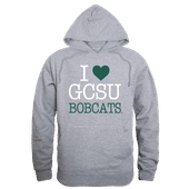 W Republic Georgia College Bobcats I Love Hoodie 553-646 HEATHER GREY Primary