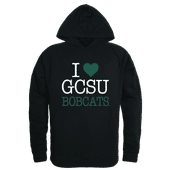 W Republic Georgia College Bobcats I Love Hoodie 553-646 BLACK Primary