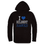W Republic Hilbert Hawks I Love Hoodie 553-652 BLACK Primary
