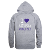 W Republic Kentucky Wesleyan Panthers I Love Hoodie 553-659 HEATHER GREY Primary