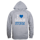 W Republic SE Oklahoma State Savage Storm I Love Hoodie 553-671 HEATHER GREY Primary