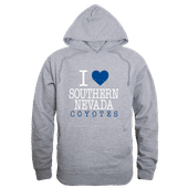 W Republic CSN Coyotes Coyotes I Love Hoodie 553-672 HEATHER GREY Primary