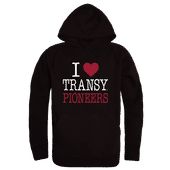 W Republic Transylvania University Pioneers I Love Hoodie 553-679 BLACK Primary
