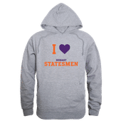 W Republic Hobart & William Smith Colleges William Smith Herons I Love Hoodie 553-700 HEATHER GREY (HGY) Primary