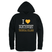 W Republic Northwest Technical Hawks I Love Hoodie 553-703 BLACK Primary