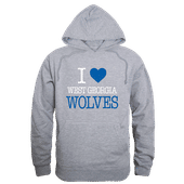 W Republic UWG Wolves Wolves I Love Hoodie 553-713 HEATHER GREY Primary