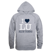 W Republic Lincoln University Blue Tigers I Love Hoodie 553-720 HEATHER GREY Primary