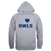 W Republic The W Owls I Love Hoodie 553-722 HEATHER GREY Primary