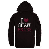 W Republic Shaw University Bears I Love Hoodie 553-726 BLACK Primary