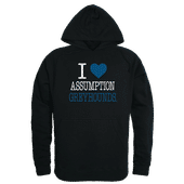 W Republic Assumption University Greyhounds I Love Hoodie 553-734 BLACK Primary