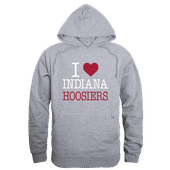 W Republic Indiana Hoosiers Hoosiers I Love Hoodie 553-737 HEATHER GREY Primary
