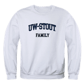 W Republic Wisconsin Stout Blue Devils Family Crewneck 572-413