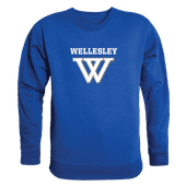 W Republic Wellesley College Blue College Crewneck 508-486