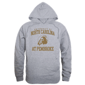 W Republic UNC Pembroke Braves Hoodie 569-352 HEATHER GREY Primary