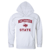W Republic Midwestern State Mustangs Hoodie 569-543 WHITE (WT2) Primary