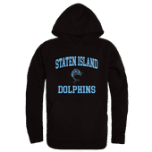 W Republic College Of Staten Island Dolphins Hoodie 569-676 BLACK Primary