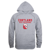 W Republic SUNY Cortland Red Dragons Hoodie 569-712 HEATHER GREY Primary