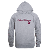 W Republic Cent. Michigan Chippewas Script Hoodie 558-114 HEATHER GREY Primary