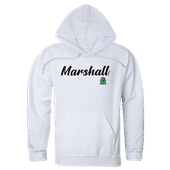 W Republic Marshall Thundering Herd Script Hoodie 558-190 WHITE Primary