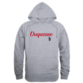 W Republic Duquesne Dukes Script Hoodie 558-293 HEATHER GREY Primary