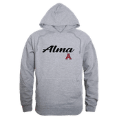 W Republic Alma College Scots Script Hoodie 558-475 HEATHER GREY Primary