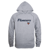 W Republic Utica College Pioneers Script Hoodie 558-492 HEATHER GREY Primary