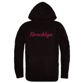 W Republic Brooklyn College Bulldogs Script Hoodie 558-503 BLACK Primary
