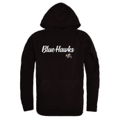 W Republic Dickinson State Blue Hawks Script Hoodie 558-514 BLACK Primary