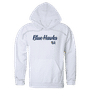 W Republic Dickinson State Blue Hawks Script Hoodie 558-514 WHITE Primary