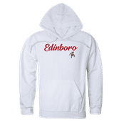 W Republic Edinboro University Fighting Scots Script Hoodie 558-516 WHITE Primary