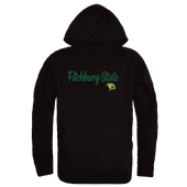 W Republic Fitchburg State Falcons Script Hoodie 558-519 BLACK Primary