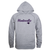 W Republic Montevallo Falcons Script Hoodie 558-551 HEATHER GREY Primary