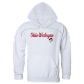 W Republic Ohio Wesleyan Bishops Script Hoodie 558-564 WHITE Primary