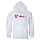 W Republic Bates College Bobcats Script Hoodie 558-615 WHITE Primary