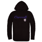 W Republic Carroll College Saints Script Hoodie 558-624 BLACK Primary