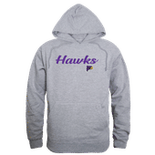 W Republic Hunter College Hawks Script Hoodie 558-654 HEATHER GREY Primary
