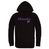 W Republic Hunter College Hawks Script Hoodie 558-654 BLACK Primary