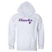W Republic Hunter College Hawks Script Hoodie 558-654 WHITE Primary