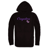 W Republic Kansas Wesleyan Coyotes Script Hoodie 558-658 BLACK Primary