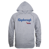 W Republic Kingsborough CC The Wave Script Hoodie 558-660 HEATHER GREY Primary