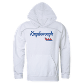 W Republic Kingsborough CC The Wave Script Hoodie 558-660 WHITE Primary