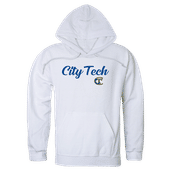 W Republic NY City Tech Yellow Jackets Script Hoodie 558-664 WHITE Primary