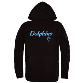 W Republic College Of Staten Island Dolphins Script Hoodie 558-676 BLACK Primary