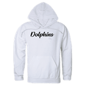 W Republic College Of Staten Island Dolphins Script Hoodie 558-676 WHITE Primary
