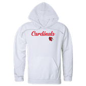 W Republic Wesleyan Cardinals Script Hoodie 558-683 WHITE Primary