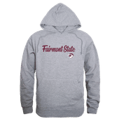 W Republic Fairmont State Falcons Script Hoodie 558-686 HEATHER GREY Primary