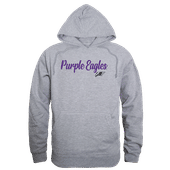 W Republic Niagara University Purple Eagles Script Hoodie 558-723 HEATHER GREY Primary