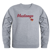 W Republic Midwestern State Mustangs Script Crew 556-543